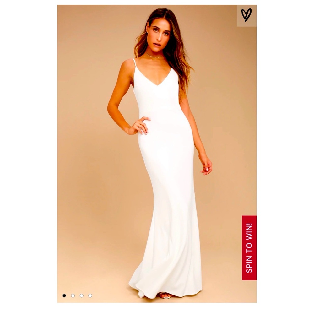 Infinite Glory White Maxi Dress